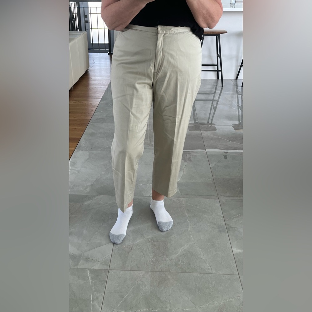 Dalia Sport Tan Chinos Tailored Ankle-Length